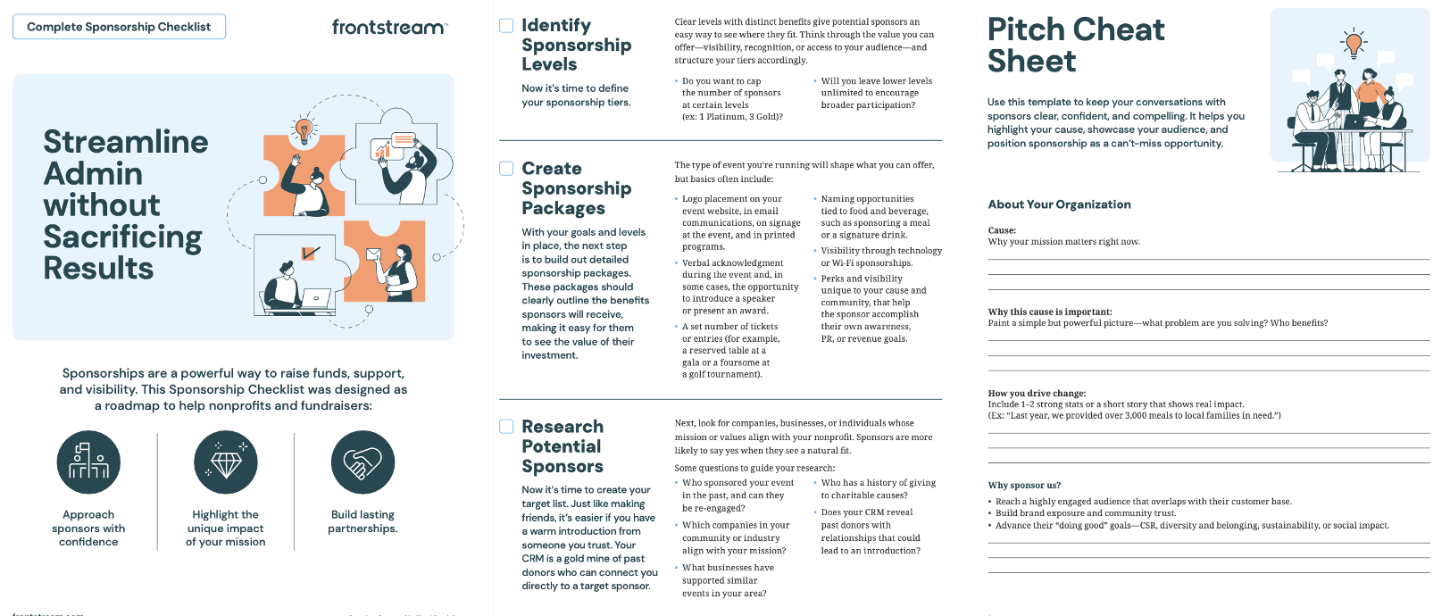 Complete Sponsorship Checklist