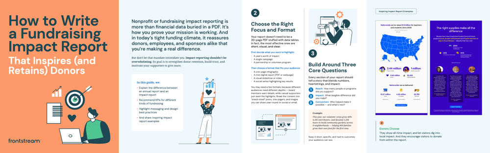 Guide: How to Write a Fundraising Impact Report | FrontStream