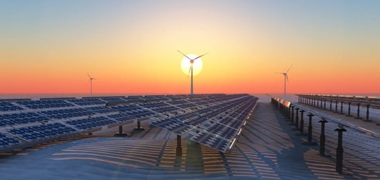 sustainable energy, solar panels and windmills, CSR