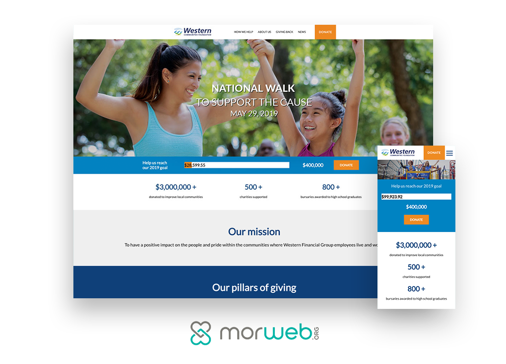 Morweb-Frontstream-Growing-Your-Donor-List-5-Practices-to-Reach-Your-Goals-website-design