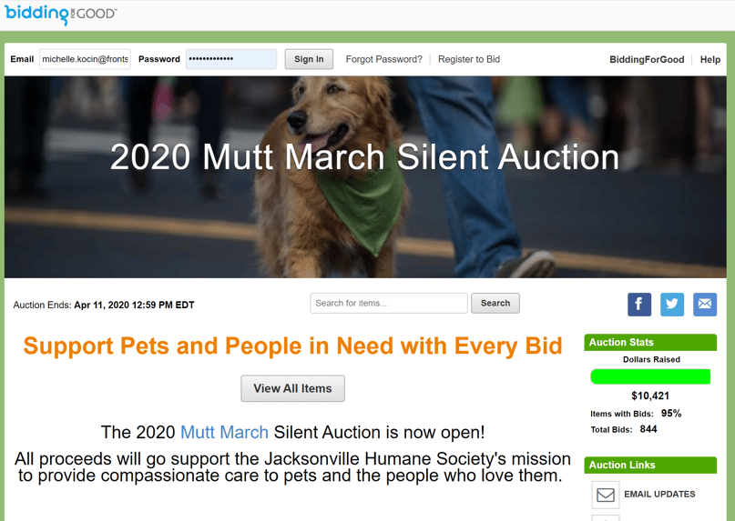 Mutt March Auction