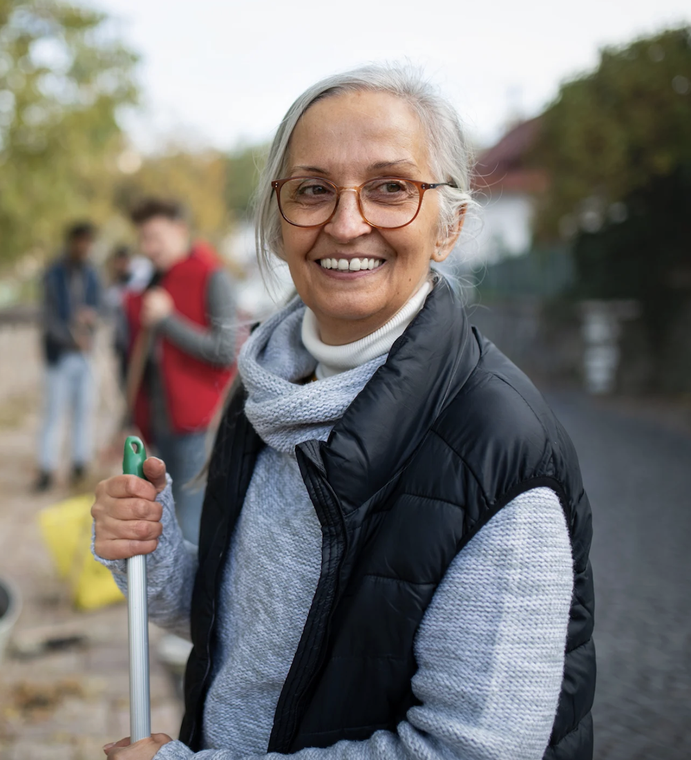 istock for homepage woman outdoors