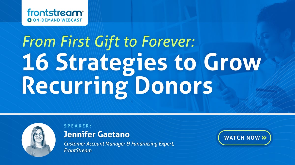 16 Strategies to Grow Recurring Donors-OnDemand