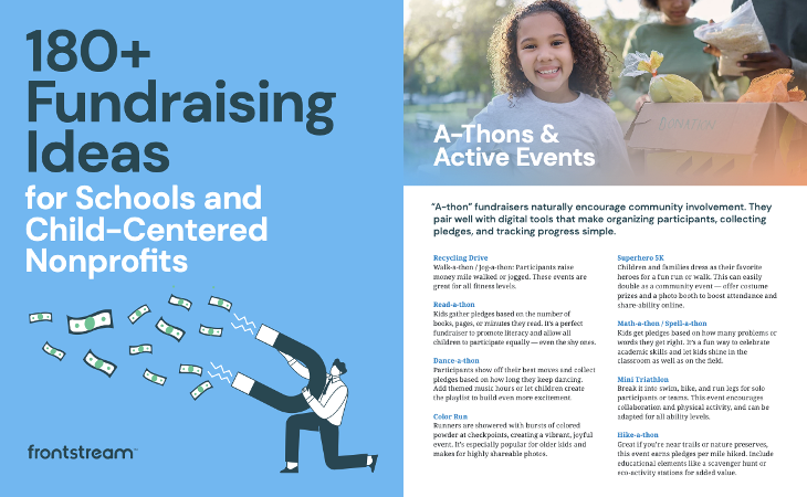 180+ Fundraising Ideas for Schools and Child-Centered Nonprofits-1