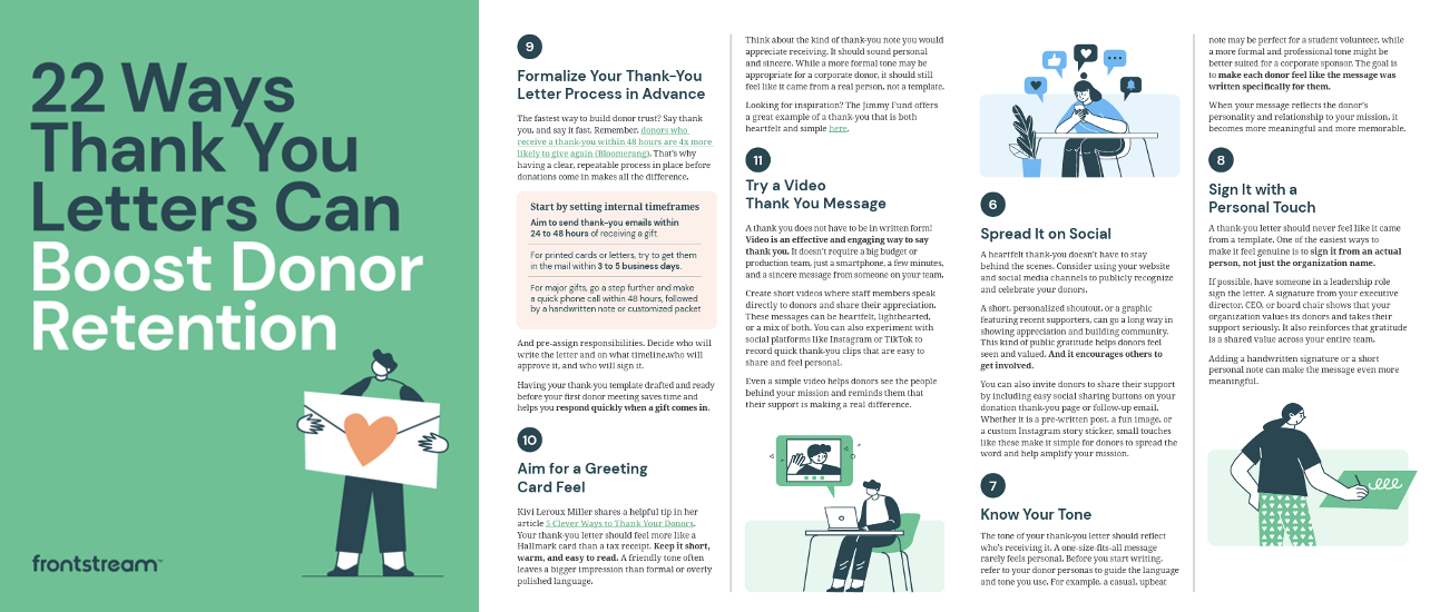 22 Ways Thank You Letters Can Boost Donor Retention shorter