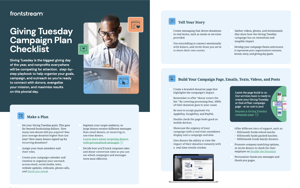 Giving Tuesday Campaign Plan Checklist copy