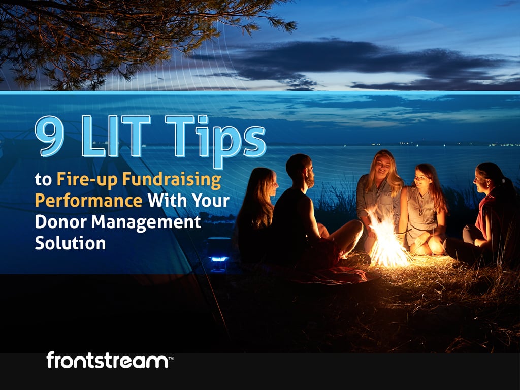 LIT Donor Management eBook - FrontStream - cover