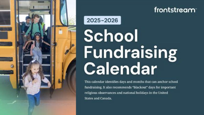 School Fundraising Calendar 2025-2026